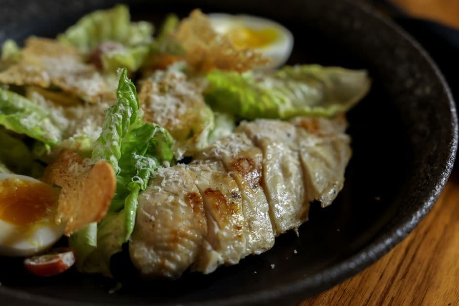 Spiced Boiled-Egg & Chicken Salad